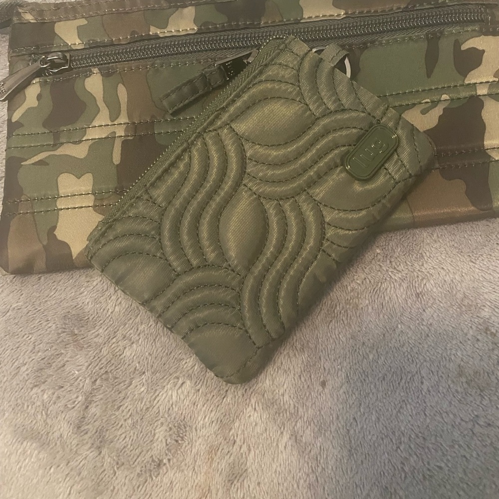 Lug Camo Green Transport Pouch (Med) & Lug Olive Metro ID Case